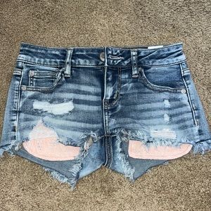 American eagle jean shorts